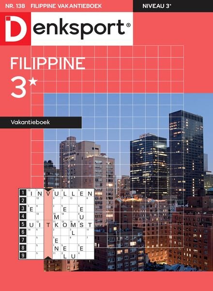 Denksport Filippine 3 Vakantieboek — 8 Maart 2024