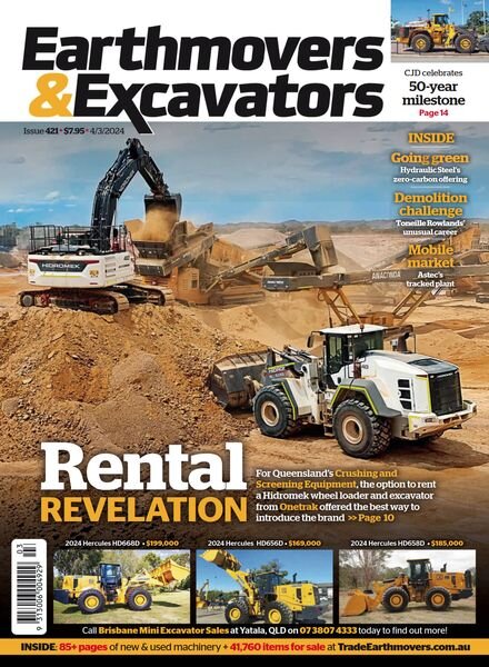 Earthmovers & Excavators — Issue 421 — March 2024