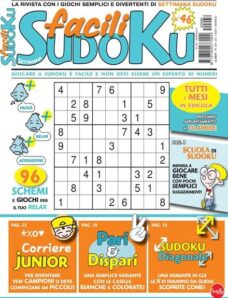 Facili Sudoku – Marzo 2024