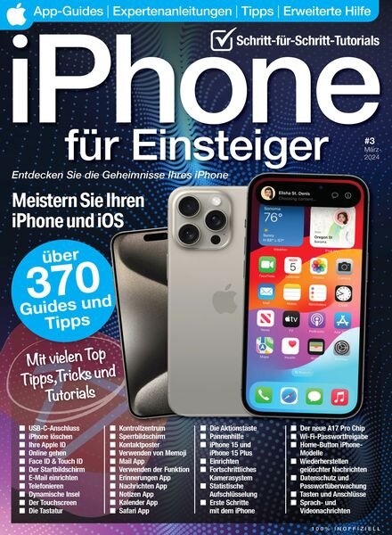 iPhone fur Einsteiger — Marz 2024