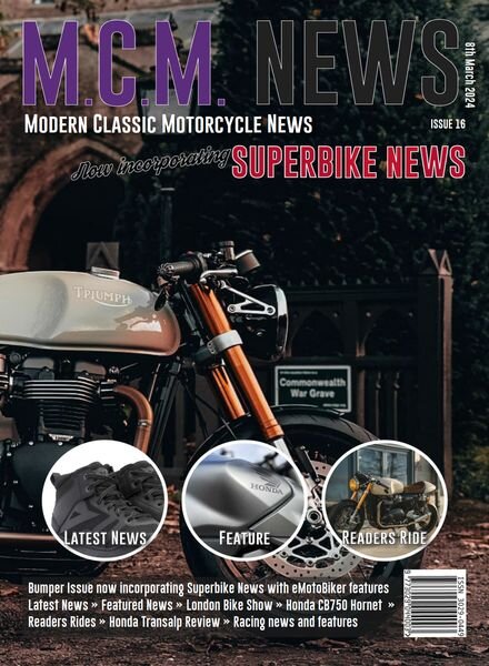 Modern Classic Motorcycle News — Issue 16 — 8 March 2024