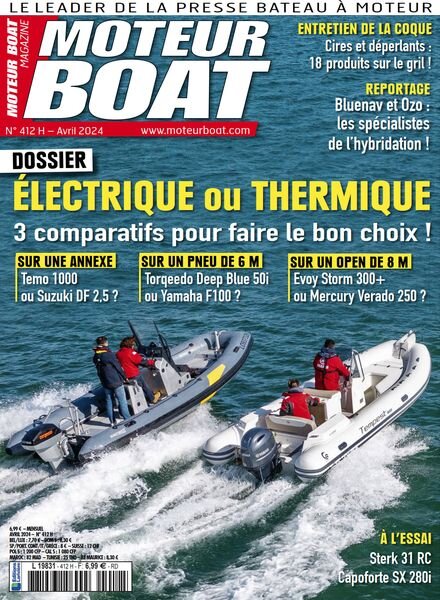 Moteur Boat — Avril 2024
