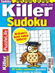 PuzzleLife Killer Sudoku – Issue 38 – 29 February 2024