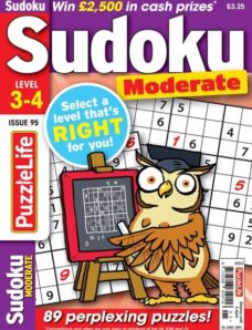PuzzleLife Sudoku Moderate — Issue 95 — 29 February 2024