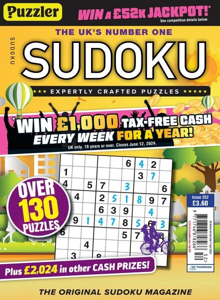Puzzler Sudoku — Issue 252 — 20 March 2024
