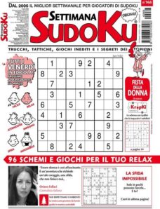 Settimana Sudoku — 1 Marzo 2024