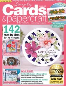 Simply Cards & Papercraft – Issue 255 – March 2024