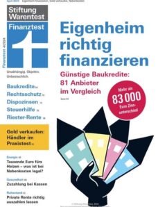 Stiftung Warentest Finanztest – April 2024
