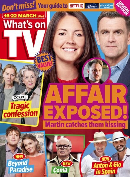 What’s on TV — 16 March 2024