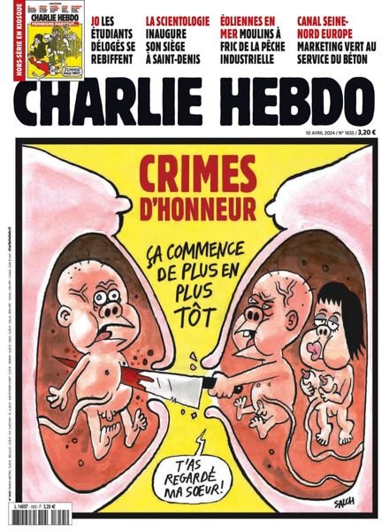 Charlie Hebdo — 12 Avril 2024