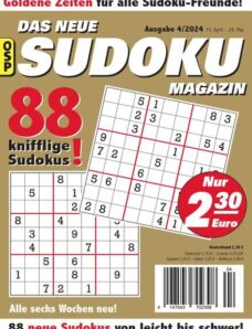 Das Neue Sudoku — Nr 4 2024