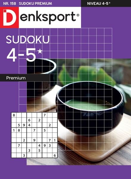 Denksport Sudoku 4-5 premium — 11 April 2024