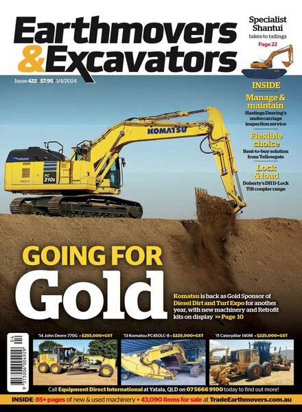 Earthmovers & Excavators — Issue 422 — 1 April 2024