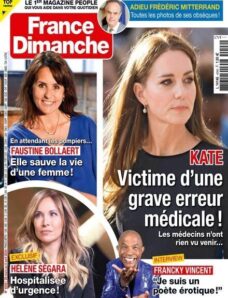 France Dimanche – 29 Mars 2024