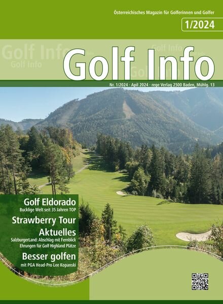 Golf Info — April 2024