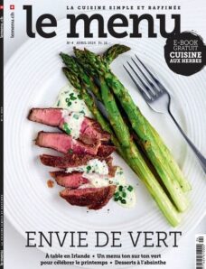 le menu edition francaise — Avril 2024