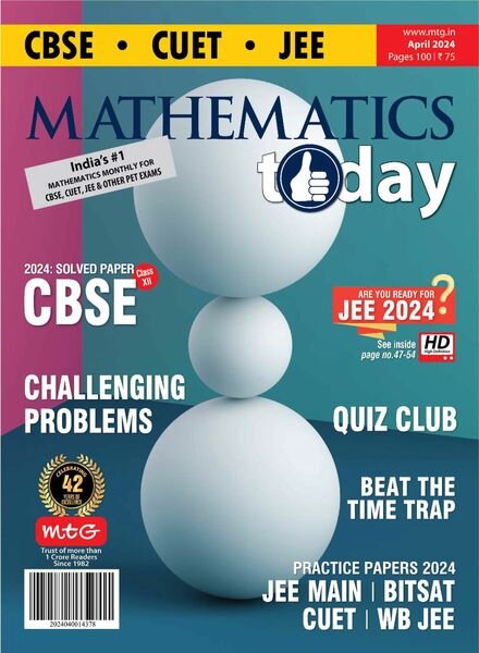 Mathematics Today — April 2024