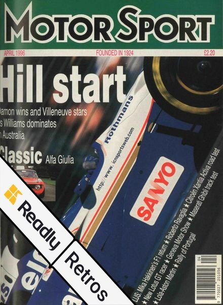 Motor Sport Magazine — April 1996