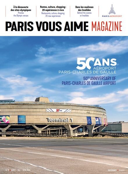 Paris Vous Aime Magazine — Avril-Juin 2024