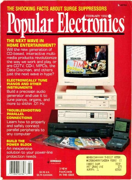 Popular Electronics — 1992-02