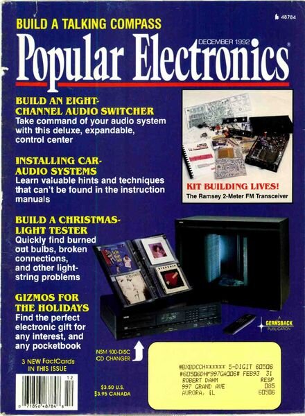 Popular Electronics — 1992-12