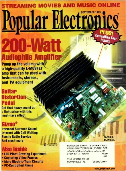 Popular Electronics — 1999-09