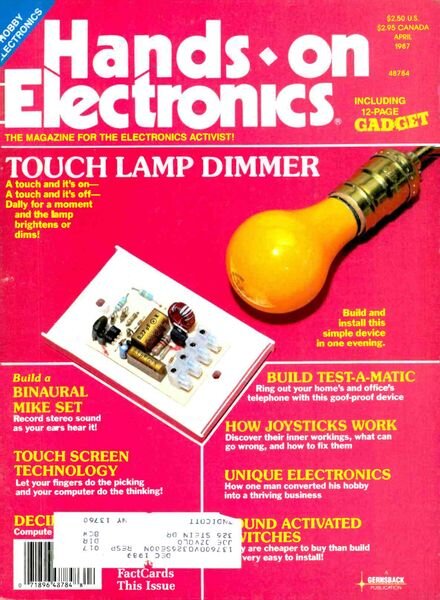 Popular Electronics — Hands-On-1987-04