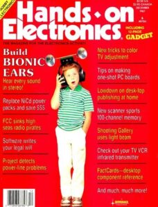 Popular Electronics — Hands-On-1987-12