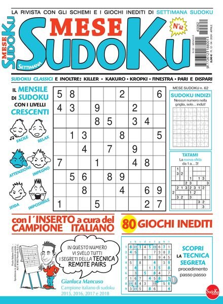 Settimana Sudoku Mese — Aprile 2024