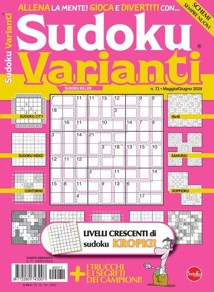 Sudoku Varianti — Maggio-Giugno 2024
