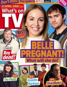 What’s on TV — 27 April 2024