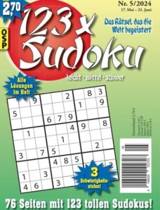 123 x Sudoku – Nr 5 2024