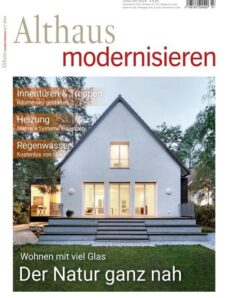 Althaus Modernisieren — Juni-Juli 2024