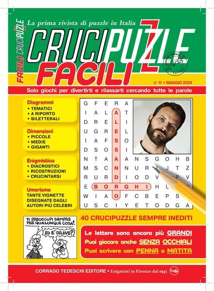 Crucipuzzle — 3 Maggio 2024