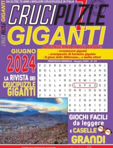 Crucipuzzle Giganti — Giugno 2024