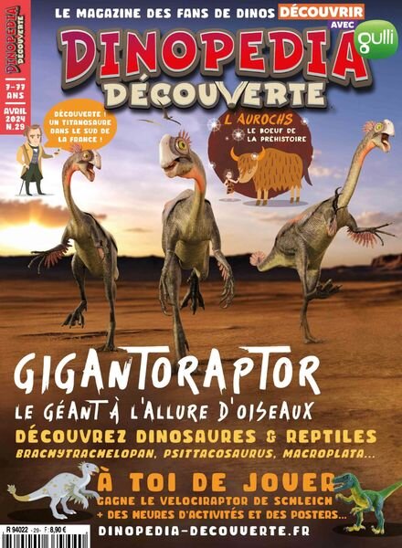 Dinopedia Decouverte — Avril 2024