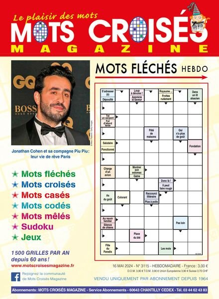 Mots Croises Magazine – 16 Mai 2024
