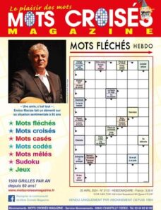 Mots Croises Magazine — 25 Avril 2024