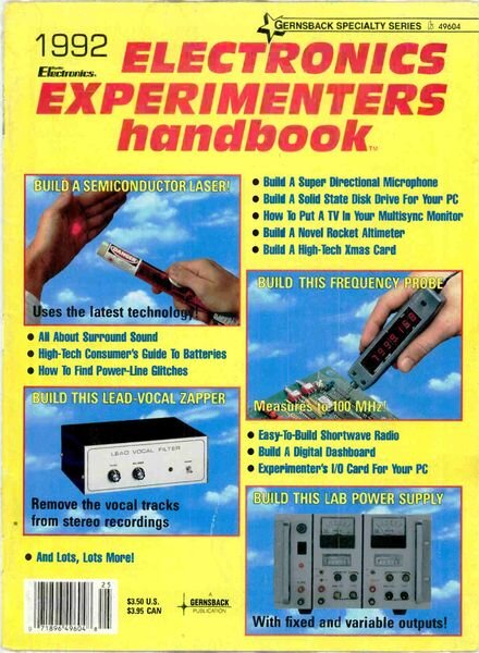 Popular Electronics — Electronic-Experimenters-Handbook-1992