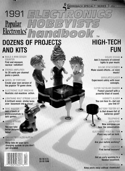 Popular Electronics — Electronics-Hobbyists-1991-Summer