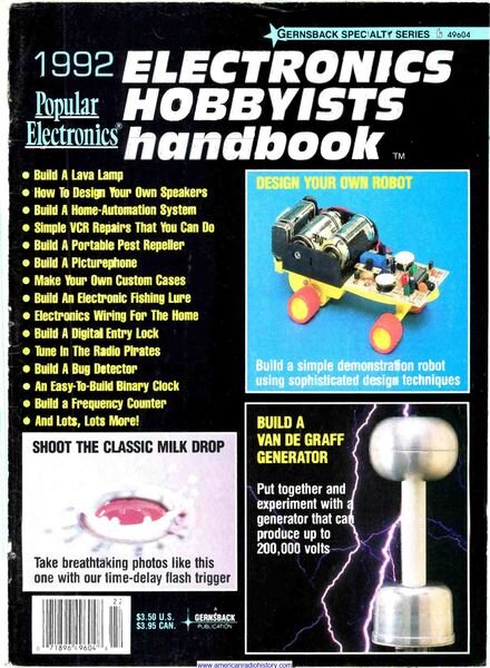 Popular Electronics — Electronics-Hobbyists-1992