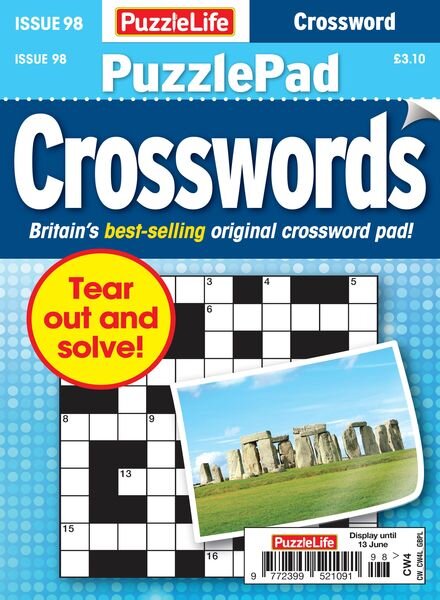 PuzzleLife PuzzlePad Crosswords – Issue 98 – May 2024