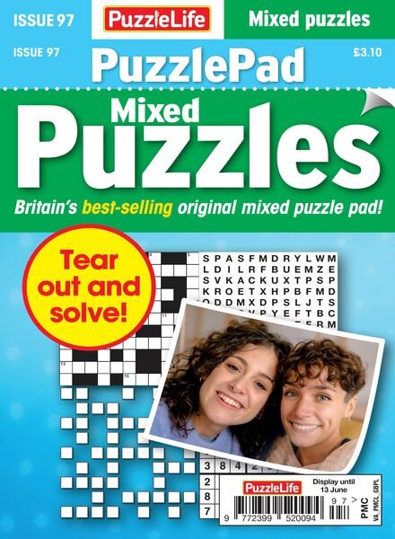 PuzzleLife PuzzlePad Puzzles — Issue 97 — May 2024