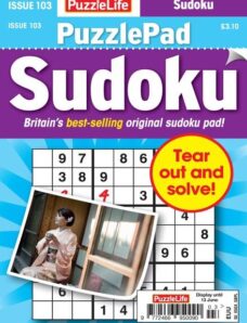 PuzzleLife PuzzlePad Sudoku – Issue 103 – May 2024