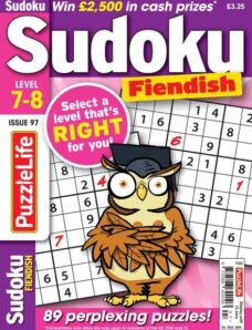 PuzzleLife Sudoku Fiendish — Issue 97 — May 2024