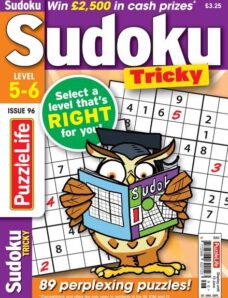 PuzzleLife Sudoku Tricky — Issue 96 — May 2024