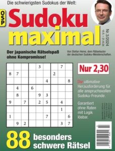 Sudoku Maximal — Nr3 2024