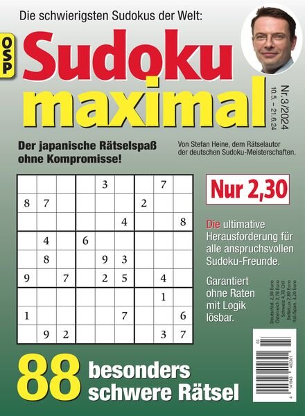 Sudoku Maximal — Nr3 2024
