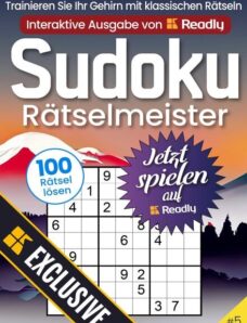 Sudoku-Ratselmeister — 25 Mai 2024