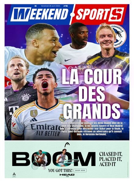 Week-end Sports — 26 Avril 2024